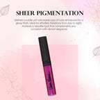 Vera Moore Lip Gloss, Moisturizing Lip Color with Shimmer for Long Lasting Shine, Lightweight Lip Stain, Girls Non-Sticky Lip Gloss with Aloe Vera, W/Vitamin C, E (Fuchsia, One Size)