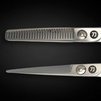 Saki Kotaro 5.5 Inch Hair Cutting Shears Set for Professional Hairdressers and Barbers - Includes Hair Scissors and Thinning Shears - Made From Premium Japanese 440C Steel