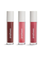 goop Beauty Hydra-Barrier Gel Gloss Set of 3 | Hydrating Lip Gloss to Moisturize & Plump Lips | Hyaluronic Acid & Vitamin E | Glaze, Blossom, and Spice | 0.13 oz each