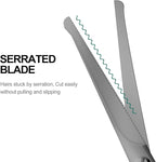 4.7-inch small nose hair scissors, round head, for trimming facial hair, ear hair, eyebrows, eyelashes, bathroom, suitable for both men and women, personal care and beauty (matte silver)