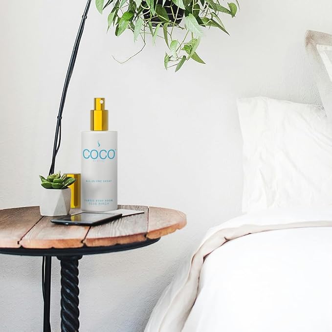 COCO by Stone 5oz All-in-One Spray (Blue Birch) Shake & Spray Formula for Fabric, Pillows, Interiors, Clothing, Home Fragrance Accessories, Room Perfume, Room Deodorizer, Vegan & Cruelty-Free