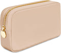 DANCOUR Nylon Makeup Bags for Women Large Preppy Travel Toiletry Pouch Cosmetic Bag Makeup Organizer