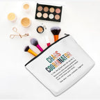 Chaos Coordinator Makeup Bag Chaos Coordinator Gifts for Women Thank You Gifts Cosmetic Bag Zipper Pouch Appreciation Gifts for Coworkers Boss Lady Mentor Coach Leader Christmas Birthday Gifts