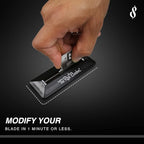 The Rich Barber Pro Barber Tools Set - Accessories Kit with 1-Minute Blade Modifier & 10-Second Blade Setter - Zero Gap Trimmer Alignment Tool, Blade Sharpener Block - Professional Barber Supplies