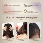 Hair Razor Comb, Hair Thining Trimmer, Homeuse Cutting and Styling Comb (Purple)