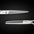Saki Ha Professional Hair Shears Set 5.5 Inch - Includes Hair Scissors, Thinning Shears and Razor - Handmade from Japanese Steel