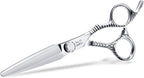 JASON Professional Hair Scissors Sword Blade Barber Scissor 6.0" Razor Edge Hair Cutting Shears Japanese Stainless Steel for Salon Home Kid Men Women