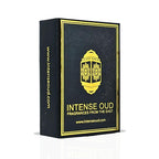 INTENSE OUD Dark Oud Ispahan Long Lasting Arabian Perfume Oils for Women 12ML (0.40 OZ) Bold Fragrance Oil With Rose, Saffron & Oud Notes – Premium Concentrated Perfume Oil in Black Gift Box