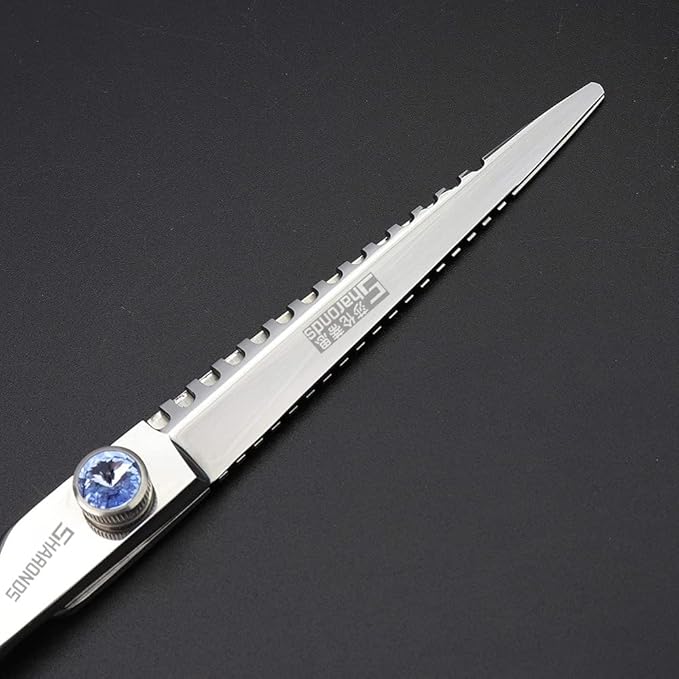 Professional Japanese Hairdressing Scissors - Slim Design, 7 Inch, 2 Pieces (Men & Women)