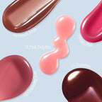 Crystal Dewy Lip Gloss | Lightweight & Non-Sticky | High-Shine & Long-Lasting | Hydrating Korean Lip Care Gloss | 0.17 oz. (05 ESPRESSO)