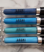 Aromi Baby Blue Matte Liquid Lipstick, Light, Sky Blue Lip Color, Vegan + Cruelty-free Beauty, Long-lasting, Waterproof (Baby Blue)