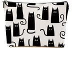 Cat Makeup Bag Cat Gifts Cosmetic Bag Cat Lover Gifts for Women Girls Friends Colleague Cat Themed Gifts Cat Stuff Travel Organizer Zipper Pouch Graduation Birthday Friendship Gifts
