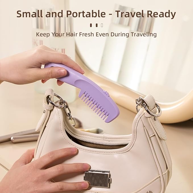 Hair Razor Comb, Hair Thining Trimmer, Homeuse Cutting and Styling Comb (Purple)