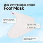 Epielle Intensive Repairing Foot Mask 6 Pairs, Deep Moisturizing Socks for Dry, Cracked Feet, Self Care Gifts for Women, Spa Kit, Stocking Stuffers, Thanksgiving Essentials