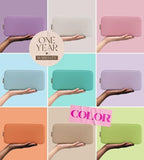 Embla Makeup Bag Travel Cosmetics Pouch and Toiletry Bag, Nylon Zipper Pouch Purse, Cute Make Up Organizer Storage Tote for Women Girls, Waterproof Travel Skincare Case, Small Makeup Bags, White