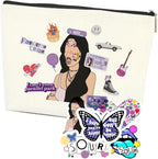 Azteoiz Fun Cosmetic Bag and 5 Stickers Sour-Album Gift Music Gift Music Lover Gift Fan Lover Classic Inspiration Music Gift Ladies Her Friend I Can't Even Parallel Park Wash Bag Gift