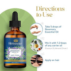 Parachute Advansed Virgin Coconut Oil (Skin) & Herbsindia Rosemary Essential oil