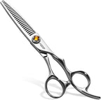 Thinning Shears for Hair Cutting Extremely Sharp Japan VG10 Steel Hairdressing Scissors for Barbers Salon Stylists CNC Craftsmanship Smoothing Cut Barber Scissors for Women Men (Blending Shear)