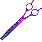 JASON Grooming Scissors for Dogs - Sharp Thinning Dog Shear with Muffler Pad, Stainless Steel Dog Grooming Shears Professional Texture Scissors for Pets Christmas Gift