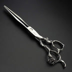 SHARONDS Hair Cutting Scissors Hairdressing Scissors Thinning Scissor Professional Barber Salon Home Shear For Men Women (7 inch flat)