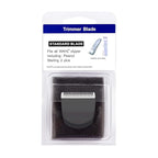 2PCS Black Professional Peanut Clippers/Trimmers Snap On Replacement Blades #2068-300-Fits Compatible with Peanut Hair Clipper