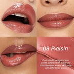 Kaely Raisin Honey Lipstick Tinted Lip Balm, Hydrating Shine Lipstick for Women Dry Lips, Moisturizing Nourishing Glossy Lip Gloss Stain Makeup, Sheer Lightweight, Vegan & Cruelty-Free, 08