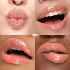 Nourishing Lip Oil, Deep Moisturizing Lip Balm Liquid, Non-Sticky High Shine Lip Gloss, Hydrating Lip Tint for Soft, Smooth, Healthy-Looking Lips, Lightweight Glossy Lip Care for Daily Use-4#