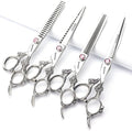 Hair Scissors 6/7/8/9-inch 440C High Hardness For Hairdressers Haircuts Cuttinging Scissors Professional Haircut (7 inch-4pc)