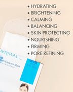 DERMAL 32 Combo Pack Made in Korea Facial Mask – 20+ Years of K-Beauty Experience, Premium Quality Korean Sheet Masks for Daily Skincare Routine