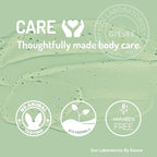 Sun Labs Unscented Exfoliating Body Scrub With Loofah Sponge Mitt for Soft Skin - 8 fl. oz. Bottle