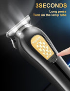 Hair Clippers & Trimmer for Men,Professional Barber Clippers and Trimmers Set,Mens Cordless Hair Clipper for Barbers Haircut Kit,Beard Trimmer,Rechargeable Electric Shaver