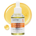 Snail Free Mucin Serum,Bean Essence 50,000ppm Korean skin care,Facial Glow Moisturizer for Glass skin– Hydrating Boost,Unscented Soothing Moisturizer– Strengthens Skin Barrier – 1.01 fl.oz