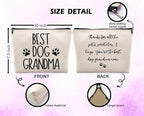 Best Grandma Cosmetic Case, Toiletry Bag - Makeup Bag for Women & Birthday from Granddaughter or Grandson