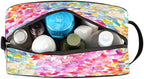 Abstract Art Rainbow Butterfly Travel Toiletry Bag for Women Men Lightweight Cosmetic Makeup Bag Organizer Waterproof Shaving Bag Dopp Kit with Large Capacity for Toiletries and Shaving Accessories