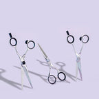 Cricket S3 Premium Series 500 Professional Hair Cutting Shears - High-Performance Swedish Steel, Convex Edge Blades, Adjustable Tension Knob - Durable, Precision Styling Scissors – 5 Inch