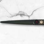 Scissors for Haircutting Professionals - Matte Black Finish - Long Lasting, Sharp Edge for Easy Hair Cuts - 440C Stainless Steel (6.0 Inches)