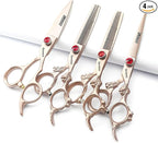 Hair Scissors 6/7/8/9-inch 440C High Hardness For Hairdressers Haircuts Cuttinging Scissors Professional Haircut (6 inch-4pc)