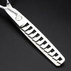 Barber hair scissors, Axemoore professional haircut Cutting Scissors/Shears set- 6", made of Japanese stainless steel, especially (6 in- tooth-E)