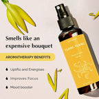 Ylang Ylang Room, Linen & Pillow Spray by Aromafume | 100ml/3.38 fl oz | with Ylang Ylang Essential Oil | Aromatherapy Spray | Mist for Bedding, Fabrics