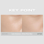 ABOUT TONE Sebum Cut Powder Pact 0.28oz - Extreme Sebum Control Pressed Powder Compact with Mirror and Puff Non-Dry Oil Cut Ultra-Fine Texture Face Makeup Finishing Setting Fixing Longlasting Vegan