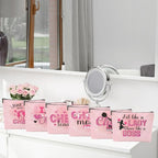 Cheerleader Gifts, 6 Pcs Cheer Makeup Bag Cheer Gifts Cheer Stuff Cosmetic Bag Cheerleading Gifts for Women Girls Sisters Teammates Travel Toiletry Bag, Graduation Birthday Gifts Cheer Team Gifts