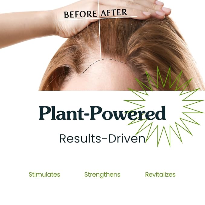 Clearly GAIN, Hair Growth Oil and Thickening Scalp Treatment for Men and Women | Natural Herbal Serum with Castor, Jojoba, Clary Sage, Rosemary, Nettle for Hair Loss, Alopecia, Thinning Hair