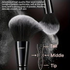47Pcs Black Makeup Brushes Set Professional Makeup Kit Multi-functional Makeup Tool Set with Facial Makeup Accessories, Foundation Makeup Brush Kit Eye and Face Make up Brushes & Tools