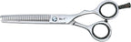 Cricket Centrix Roc-It Dog RT 30 Thinning Shears for Hair Cutting 5.75", Barber Shears Professional for Women & Men, Haircut Scissors for Texturizing with Precision Blade, Shimmering Night Black