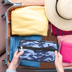 Pardick Camo Camouflage Print Travel Toiletry Bag for Women Men Lightweight Cosmetic Makeup Bag Organizer Waterproof Shaving Dopp Kit with Large Capacity for Toiletries Shaving Accessories