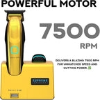 Supreme Trimmer Recharge ST777 – Professional Barber Trimmer with 2 Removable Batteries | 8000 RPM Motor, Zero Gap DLC Blades, Smart Charging Dock, USB-C Fast Charge