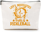 Pickleball Gifts Makeup Bag Pickleball Accessories Cosmetic Bag Pickleball Zipper Pouch Pickleball Lover Gifts for Girls Women Her Pickleball Fans Player Coach Girlfriend Christmas Birthday Gifts