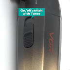 VGR 003 Fresh Fade Hair Clipper, Professional Hair Trimmer, Cord/Cordless Rechargeable Hair Cutting Tools with LED Display, 9000 RPM Barber Clippers, Gold