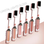 GA-DE Crystal Lights Lip Gloss, 514 - Enriched with Light-Reflecting Crystal Pearls - Smooth Silky, Rich Color - Moisturizes and Adds Shine - 0.2 oz