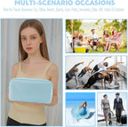 Travel Essentials Makeup Bag for Women Water-resistant Toiletry Organizer Nylon Cosmetic Pouch Preppy Stuff